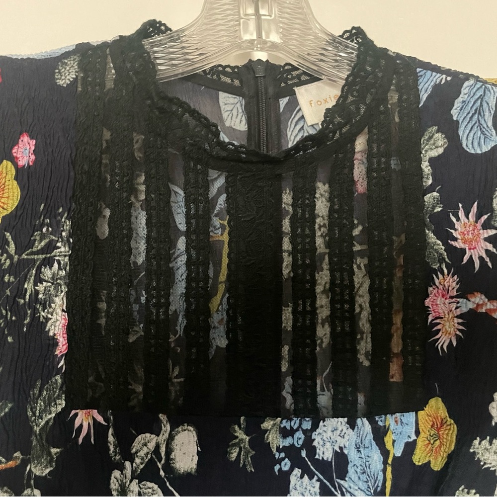Anthropologie Foxidox Floral Print Short Sleeve Dress Size S - Picture 4 of 12